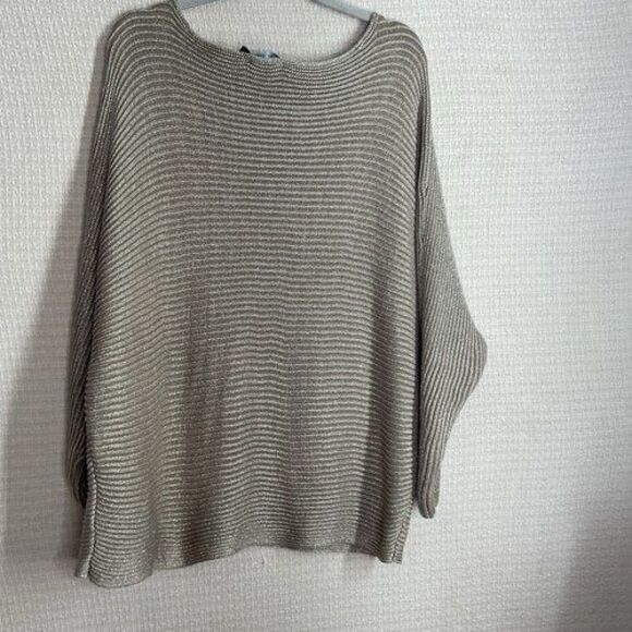 NWT Ralph Lauren Black Label Metallic BoatNeck Sweater Women Plus Size 3X - Picture 9 of 14